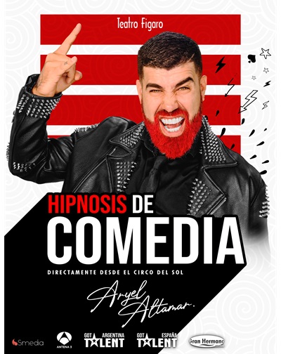 Hipnosis de Comedia - Aryel Altamar en Madrid