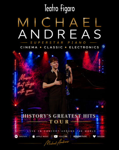 Concierto DJ Michael Andreas: Piano, Electronics, Cinema - History's Greatest Hits Tour en Madrid