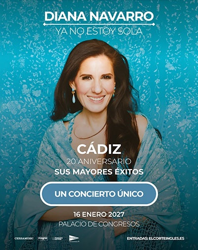 Concierto Diana Navarro - Ya No Estoy Sola - 20 Aniversario en Cádiz