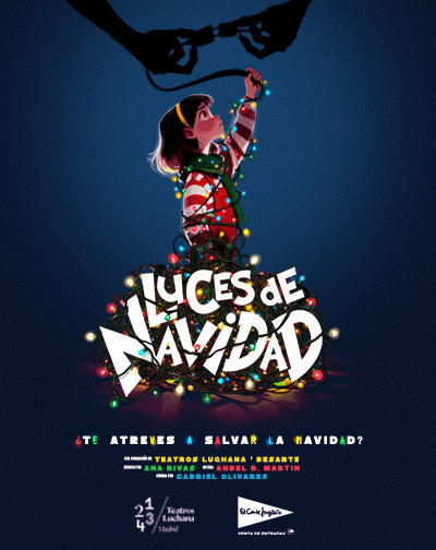 Luces de navidad en Madrid