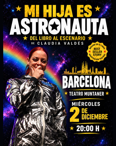 Mi hija astronauta en Barcelona