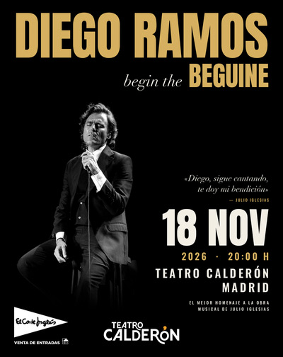 Concierto Diego Ramos - Un Homenaje a la Obra Musical de Julio Iglesias en Madrid