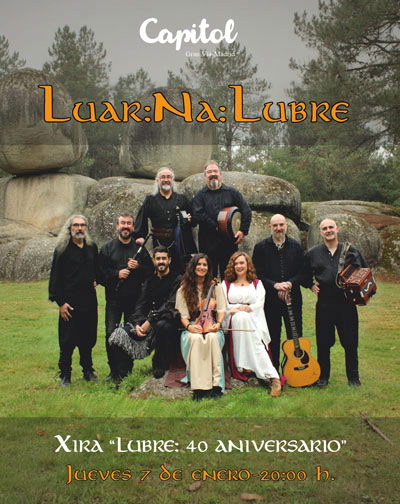 Concierto Luar Na Lubre - 40 años en Madrid