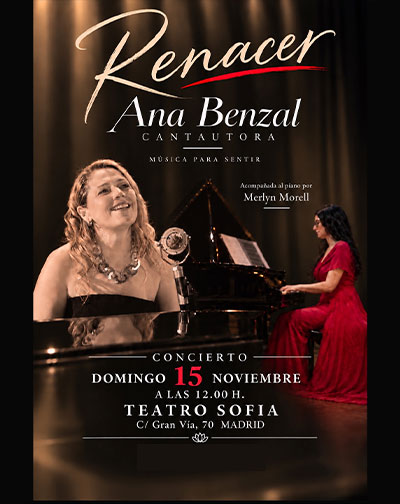 Concierto Renacer: Música Para Sentirla - Ana Benzal en Madrid
